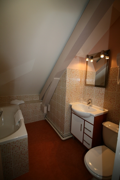 Salle de bain de Chambre Double classique hotel le mont dore